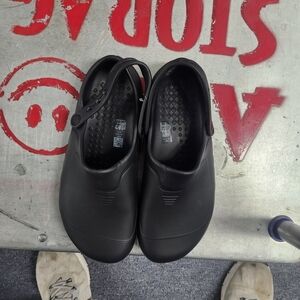 Shoes For Crews Black Men's Slip-On Loafers